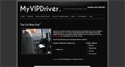 Desktop Screenshot of myvipdriver.com