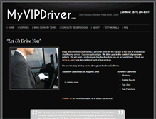 Tablet Screenshot of myvipdriver.com